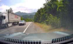 Sürücünün dikkati kazayı önledi! O anlar kamerada...