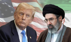 Tahran'da Trump'ı hedef alan afiş gündem oldu