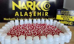 Manisa'da uyuşturucu operasyonu: Binlerce sentetik hap ele geçirildi