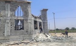 Şanlıurfa'da cami inşaatı çöktü: Yaralılar var