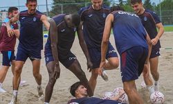 Trabzonspor, yeni sezon hazırlıklarına çift antrenmanla devam etti
