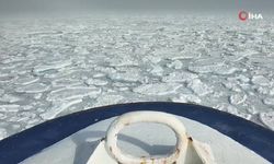 Türk bilim insanları en kuzeydeki deniz buzu hattına ulaştı