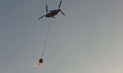 Türkiye'nin en büyük yangın söndürme helikopteri sahaya indi
