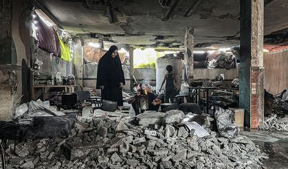 Gazze’de savaşta evini kaybeden ailenin hayatta kalma mücadelesi