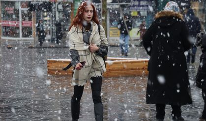 Sivas'a ilk kar düştü