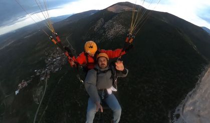 Manisa'da engel tanımayan uçuş