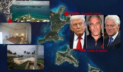 Bill Clinton ve Donald Trump gibi birçok isimle anılan sapık Epstein’in adasından ilk fotoğraflar yayınlandı