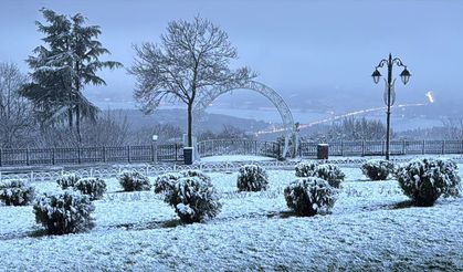 İstanbul'dan kar manzaraları