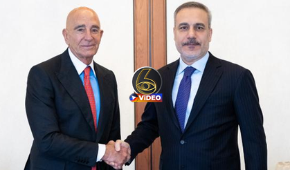 Dışişleri Bakanı Hakan Fidan, ABD'nin Ankara Büyükelçisi Barrack'ı kabul etti! | VİDEO