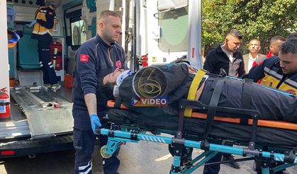 Motosiklet ile otomobil çarpıştı: 1 yaralı | VİDEO