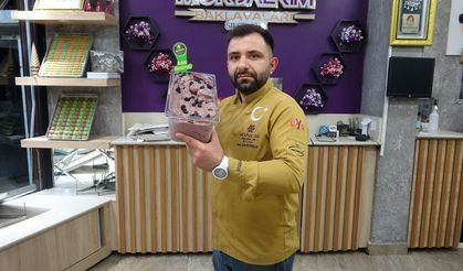 Kilis'in tescilli Horoz Karası Üzümü dondurma oldu