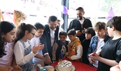 Şehit Fatma Nur öğretmenin oğluna anlamlı sürpriz