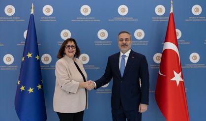 Bakan Fidan, AB Komisyonu üyesi Suica ile bir araya geldi