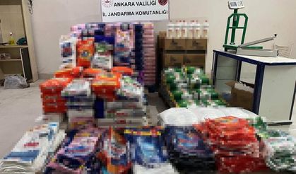 Başkentte kaçak deterjan operasyonu:  3 ton deterjana el konuldu