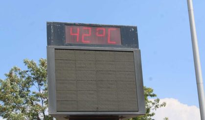 Aydın'da termometre 42 dereceyi gösterdi