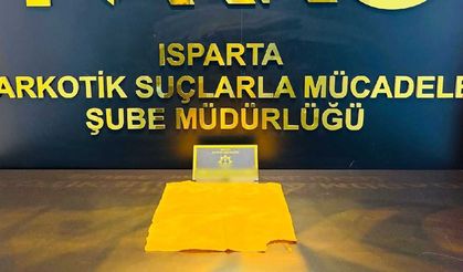 Isparta'da kağıda emdirilmiş uyuşturucu operasyonu