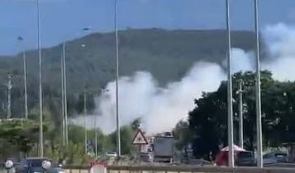 Bursa Kestel'de orman yanıyor: Havadan ve karadan müdahale devam ediyor