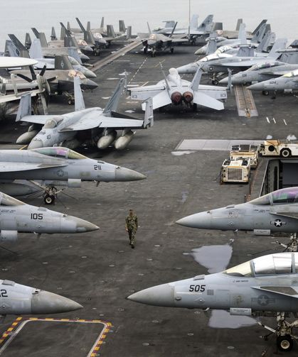 ABD uçak gemisi USS Abraham Lincoln  Orta Doğu'ya gidiyor