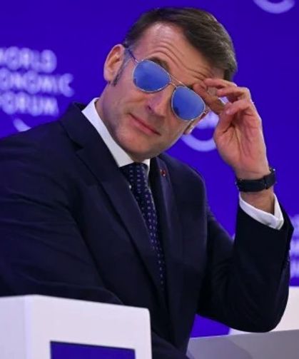 Macron'un gözlükleri dünyayı salladı: Site çöktü, hisseler fırladı