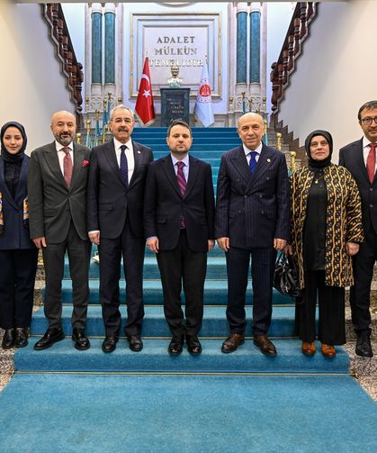 Bakan Gürlek, İstanbul 2 No'lu Barosu Başkanı Şamlı’yı kabul etti