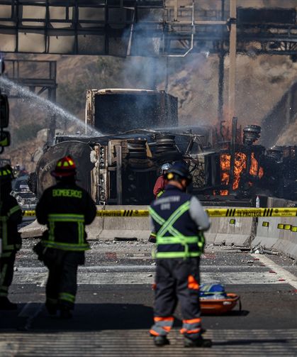 Santiago'da gaz kamyonu patlamasında en az 4 kişi öldü, 17 kişi yaralandı