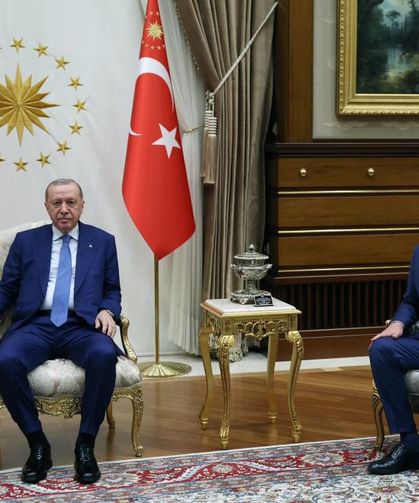 Cumhurbaşkanı Erdoğan, TOBB Başkanı Hisarcıklıoğlu'nu kabul etti