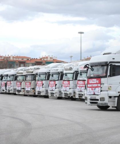 Konya'dan, Gazze'ye yardım