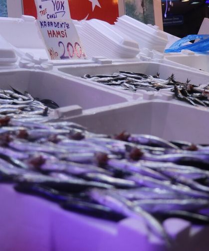 Sakarya'da tezgahların bir numarası yine hamsi oldu