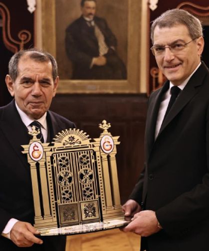 Galatasaray - Juventus Şampiyonlar Ligi maçı öncesi dostluk yemeği düzenlendi!