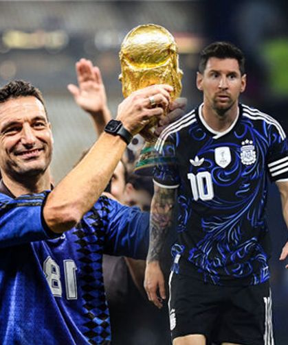 Scaloni’den Messi sözleri: ''Dünya Kupası'na katılması için...''