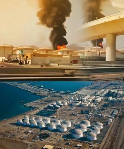 BAE'deki petrol terminali hedef alındı: Tesislerde yangın!