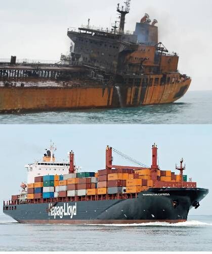 Basra Körfezi'nde petrol tankerlerine saldırı: Yangın sonrası ilk görüntüler