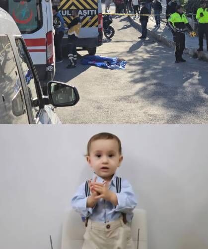 Karabük'te acı kaza: Yola fırlayan 3 yaşındaki çocuğa servis çarptı