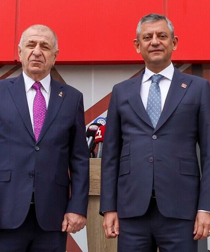 CHP Genel Başkanı Özel'den Zafer Partisi Genel Başkanı Özdağ'a ziyaret