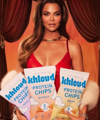 Khloé Kardashian protein cipsi "Khloud" ile pazara girdi