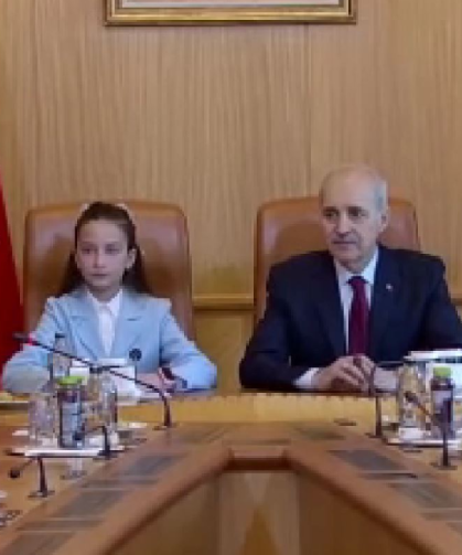 Numan Kurtulmuş, 23 Nisan'da koltuğunu çocuklara devretti