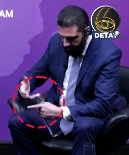 Suriye Cumhurbaşkanı Şara’nın su şişesiyle imtihanı