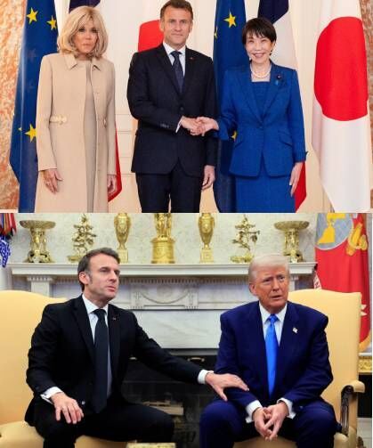 Macron'dan Trump'a gönderme: Bazı ülkeler haber bile vermeden canınızı yakabilir