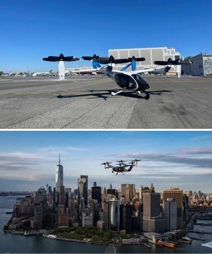 New York'ta elektrikli taksi dönemi: İlk test uçuşu yapıldı