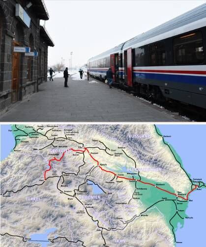 Türkiye-Ermenistan sınırında 33 yıl sonra tarihi demiryolu adımı