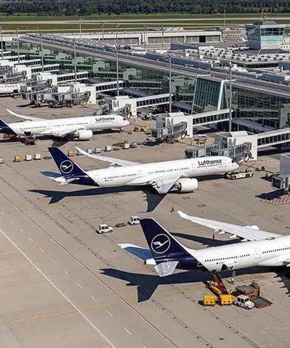 Münih Havalimanı'nda dron alarmı: Uçuşlar durduruldu!