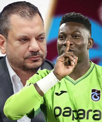 Trabzonspor'da Andre Onana kalacak mı? Başkan Doğan açıkladı!