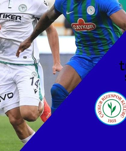 Haftanın açılış maçında Rizespor Konyaspor’u ağırlıyor