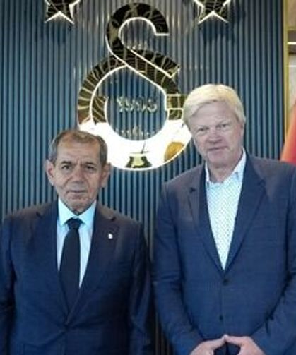 Oliver Kahn'dan Galatasaray ziyareti! Dursun Özbek ile kritik görüşme