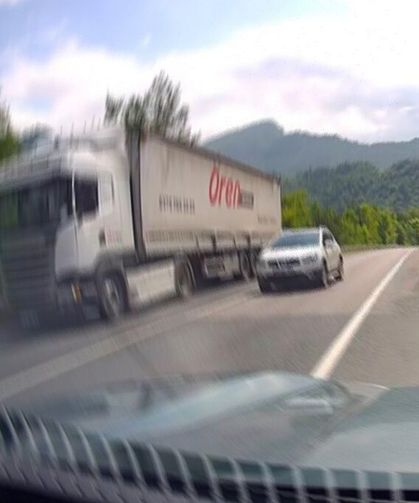 Sürücünün dikkati kazayı önledi! O anlar kamerada...