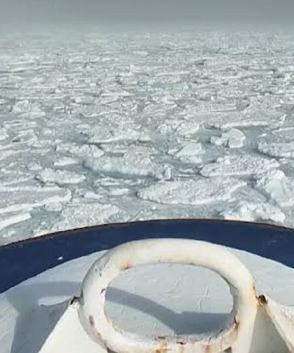 Türk bilim insanları en kuzeydeki deniz buzu hattına ulaştı