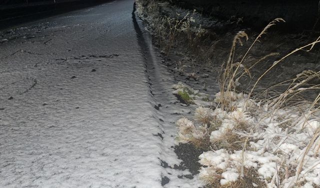 Kars'ın yüksek kesimlerinde kar etkisini gösterdi
