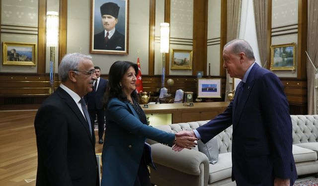 Cumhurbaşkanı Erdoğan, DEM Parti heyetini kabul etti