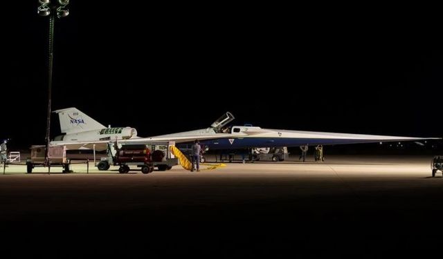 NASA’nın X-59'u gökyüzünde: Ses duvarını ‘gürültüsüz’ aşma hedefinde ilk adım
