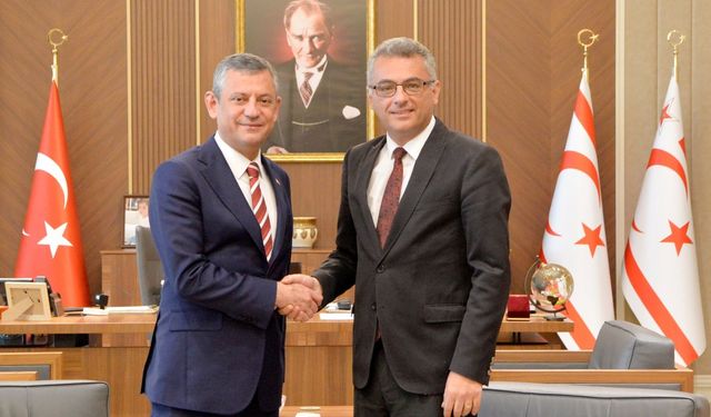 CHP lideri Özel’den KKTC Cumhurbaşkanı Erhürman’a ziyaret